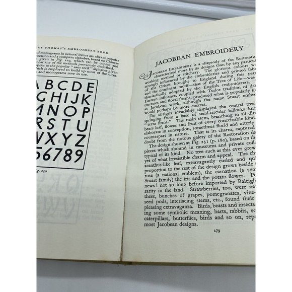 Mary Thomas's Embroidery Book by Mary Thomas Hardcover Dust Jacket 1936 - Picture 11 of 14